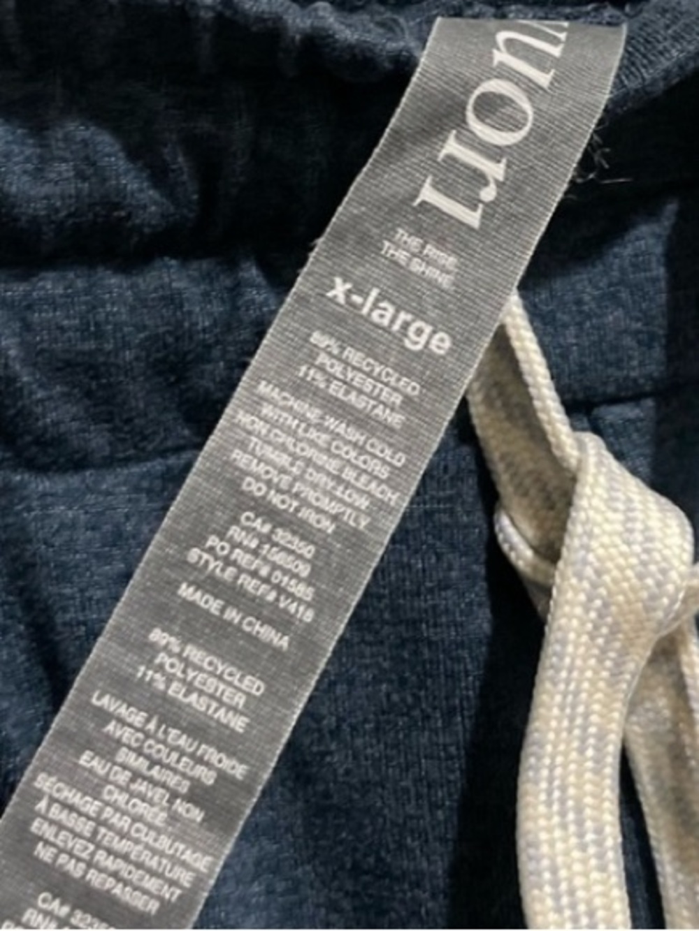 Vuori Dreamknit Pants Men Size XL IBlue V418 - Picture 7 of 7